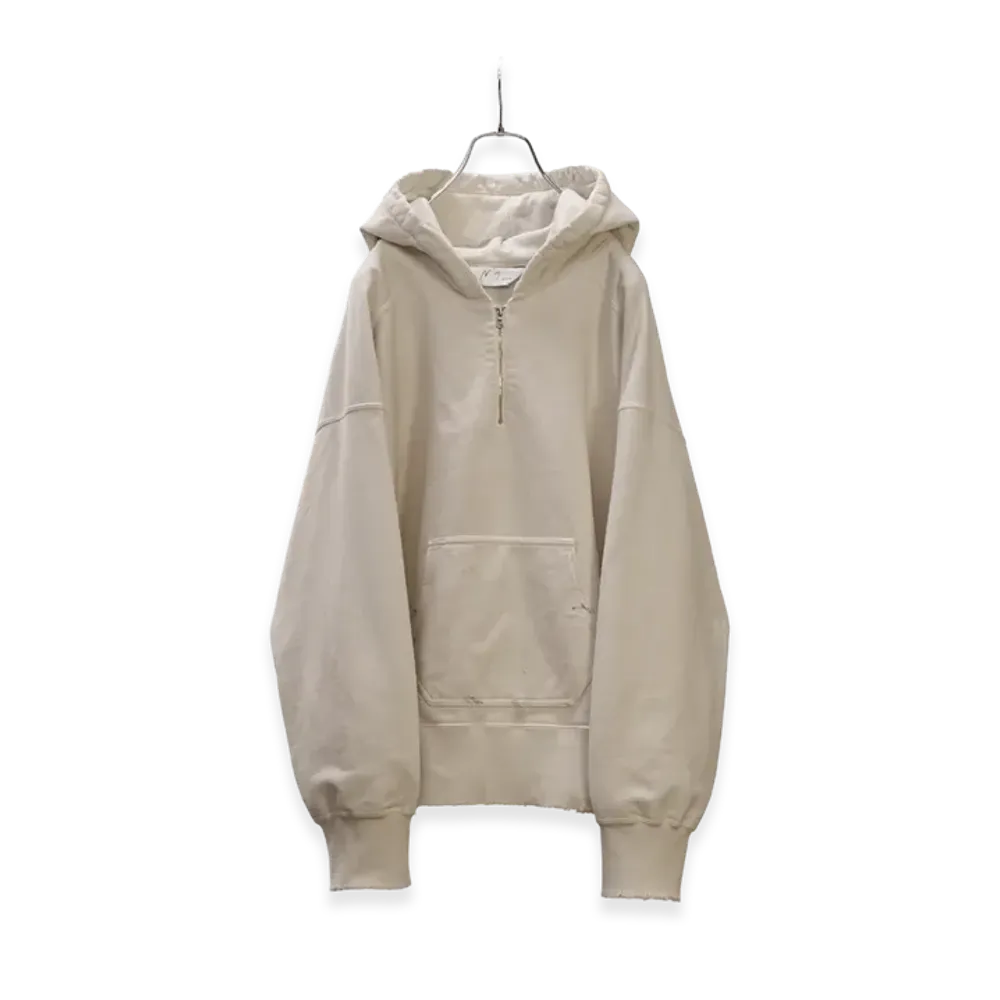 ANCELLM Half Zip Hoodie "Gray"