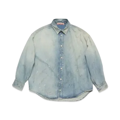 Acne Studios Button Up Denim Shirt "Light Blue Wash"