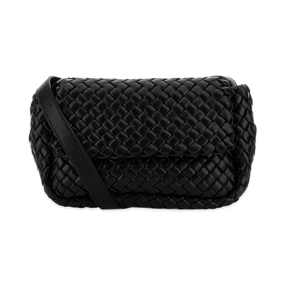Bottega Veneta Women's Leather Crossbody Bag "Black"