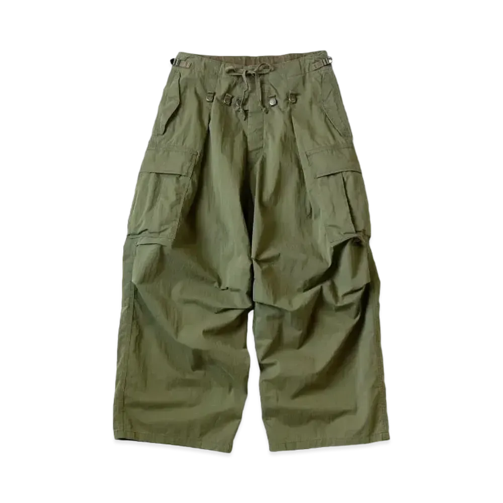 KAPITAL Ripstop Jumbo Cargo Pants "Khaki"