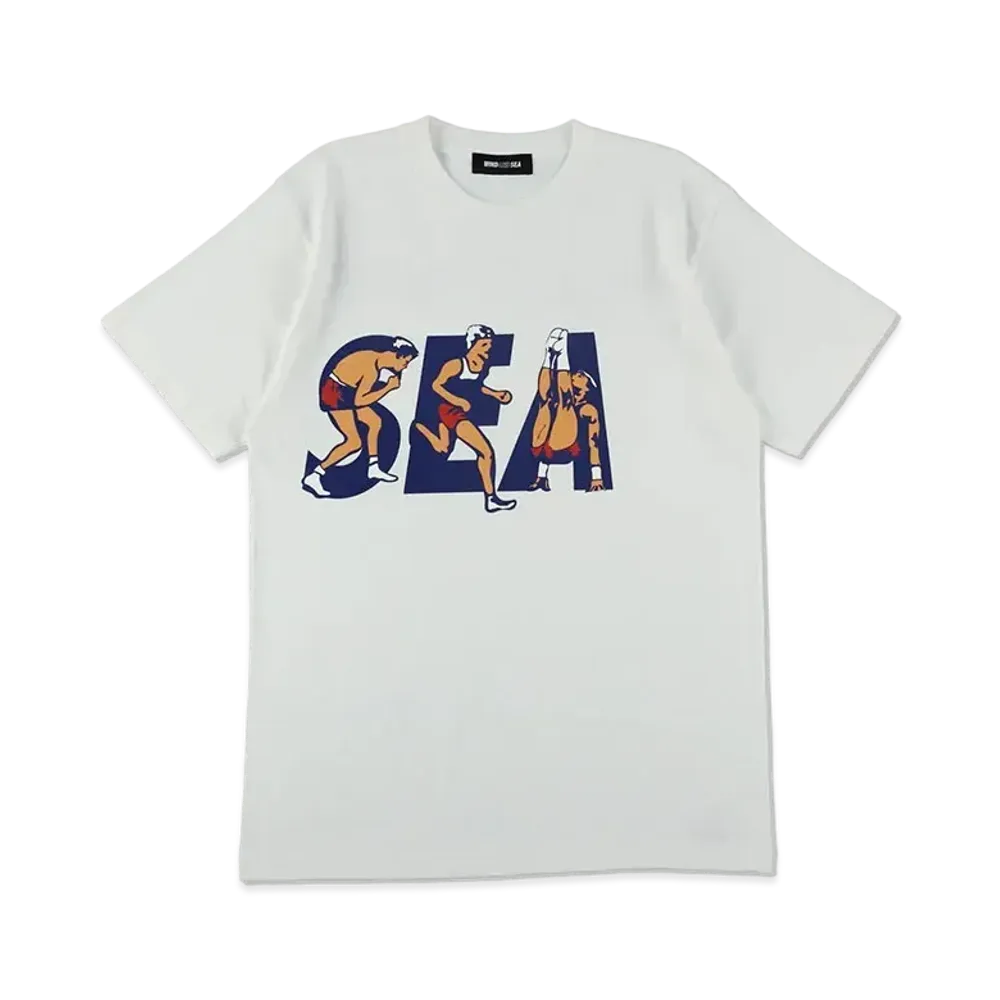 WIND AND SEA Paris Sea Tee "White"