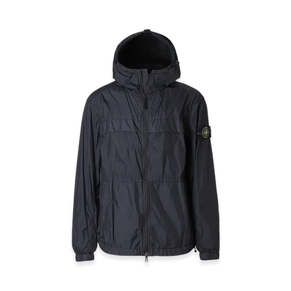 Stone Island Hooded Blouson 40922 Garment Dyed Crinkle Reps R-NY "Navyblue"