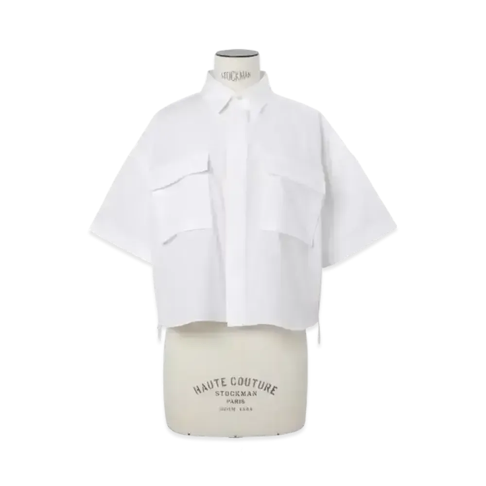 sacai Cotton Poplin Shirt "White"