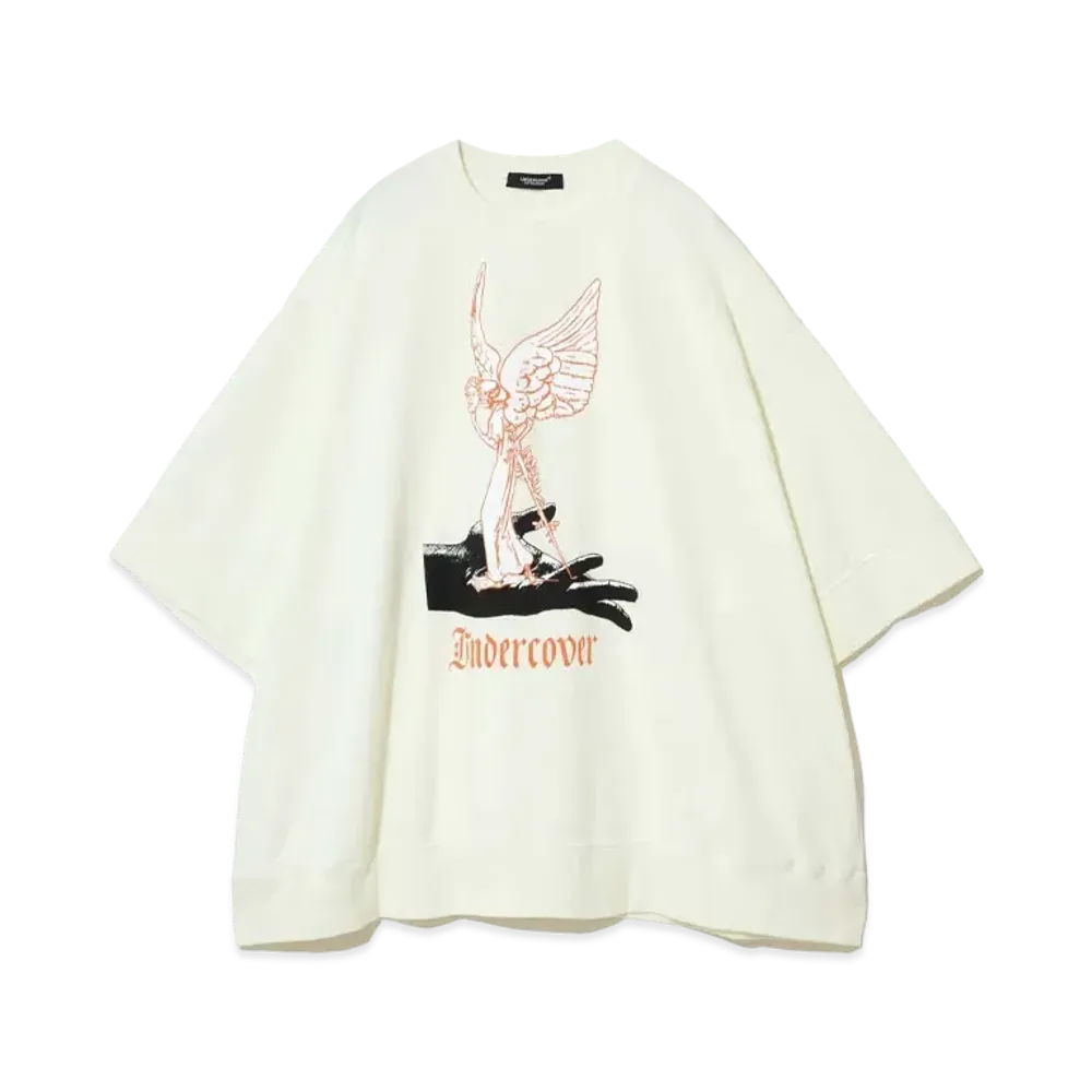 UNDERCOVER Cotton Sweatshirt Wide T-Shirt "Ivory"