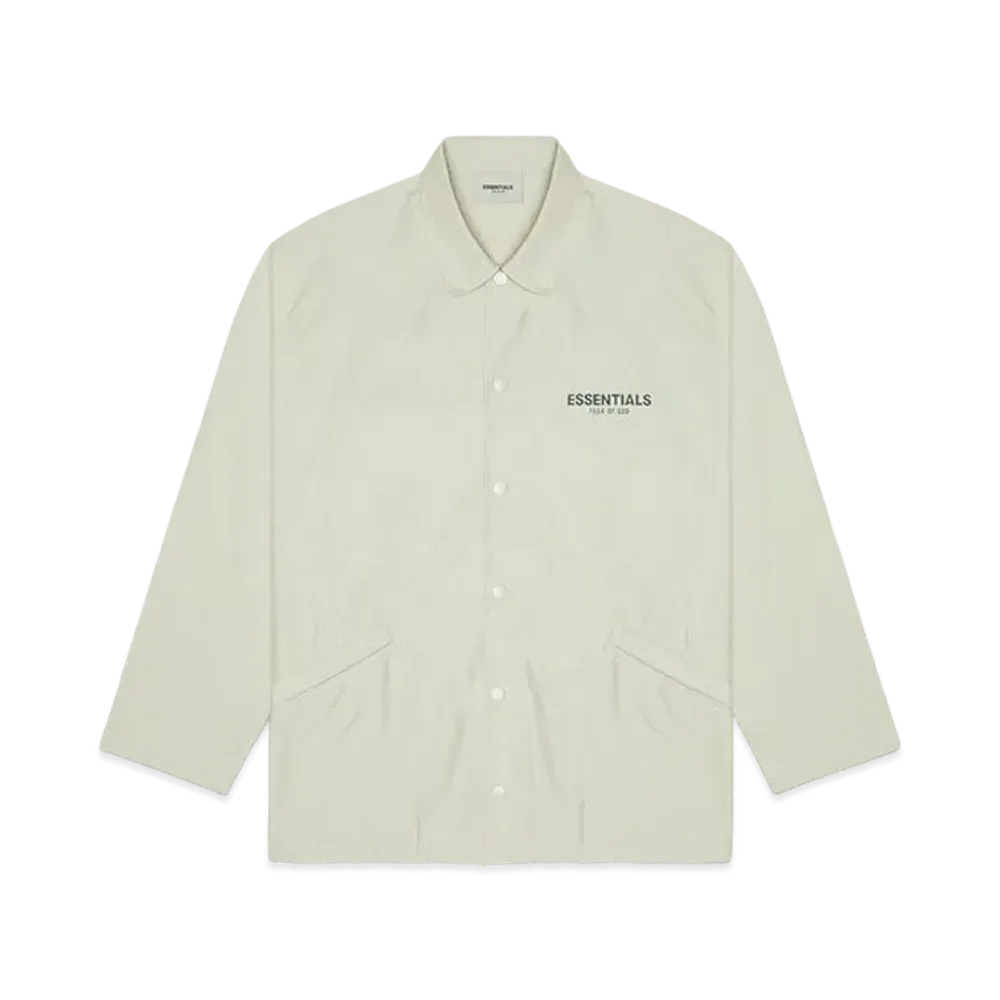 FEAR OF GOD ESSENTIALS Coach Jacket "Alfalfa Sage"