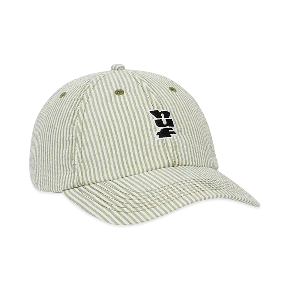 HUF Summer 25 Seersucker Megablast 6 Panel Hat "Green"