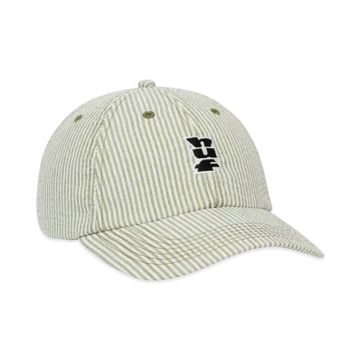 HUF Summer 25 Seersucker Megablast 6 Panel Hat "Green"