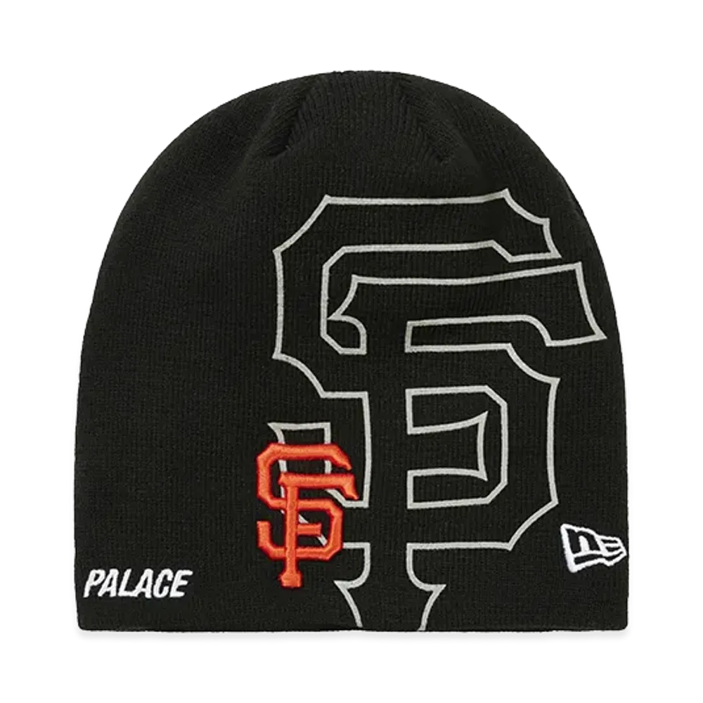 PALACE x San Francisco Giants x NEW ERA Nein Cuff Beanie "Black"