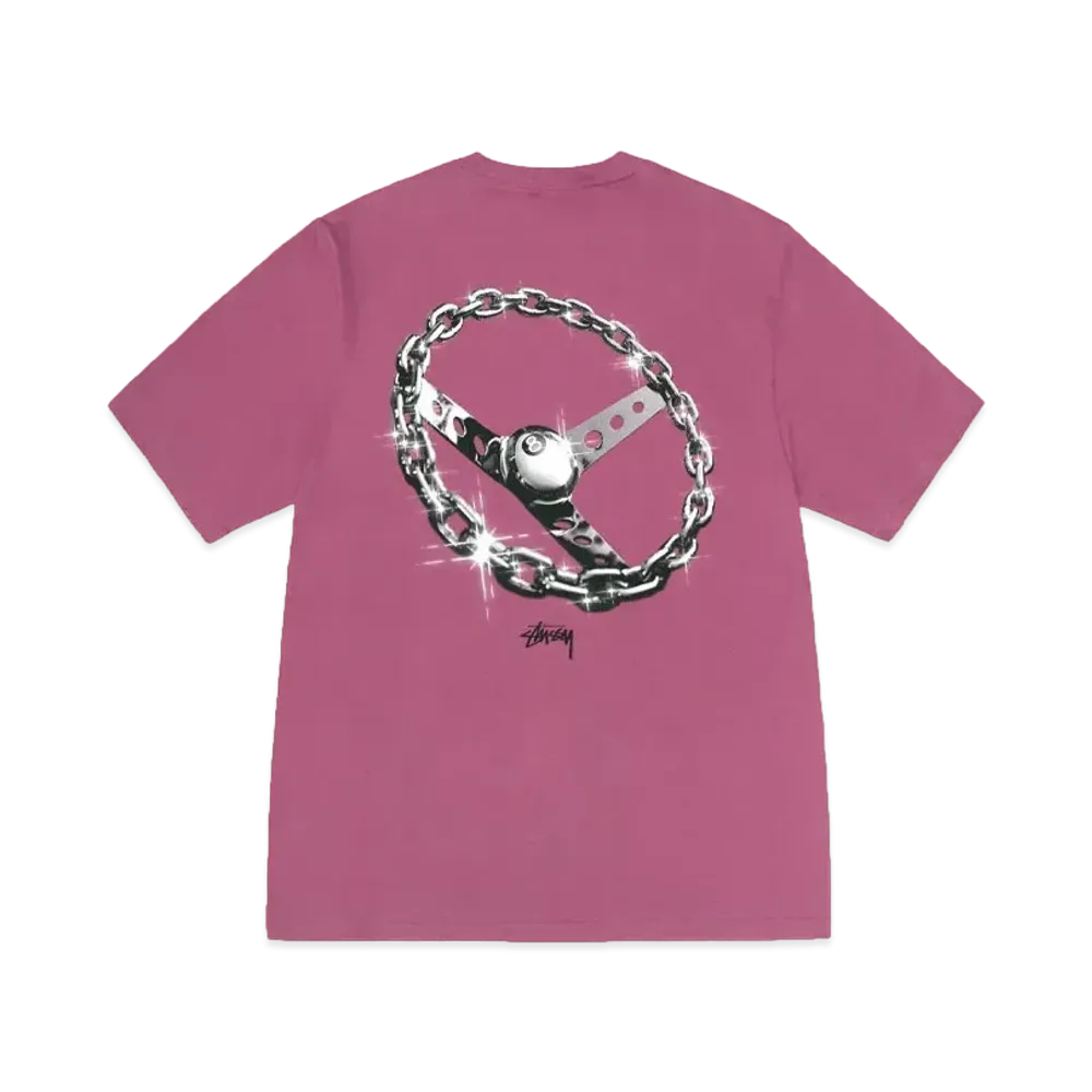 Stussy Chain-Link Tee "Berry"