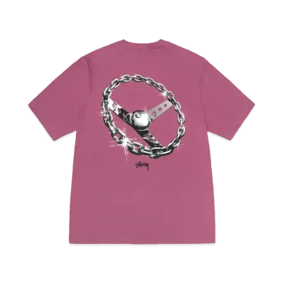 Stussy Chain-Link Tee "Berry"
