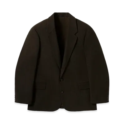 A.PRESSE Wool Flannel Jacket "Brown"