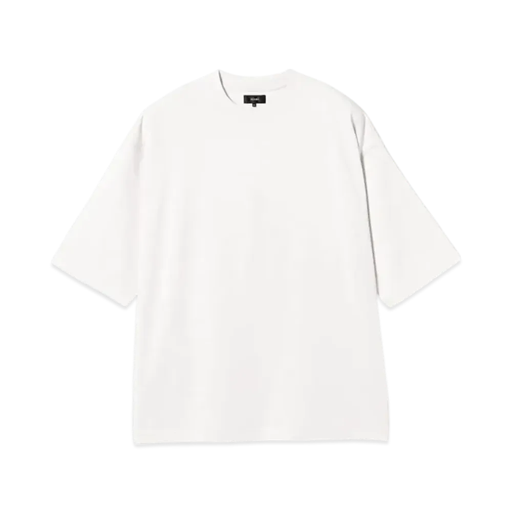 BEAMS Loose Mercerized T-Shirt "Oyster"