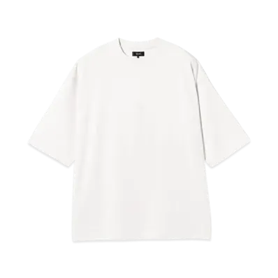 BEAMS Loose Mercerized T-Shirt "Oyster"