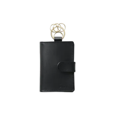 WIND AND SEA Sea Leather Key Case "Black"