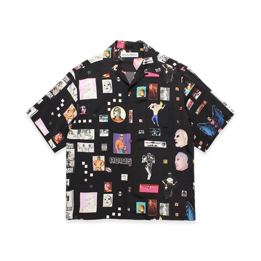 WACKO MARIA Hawaiian Shirt "Black"