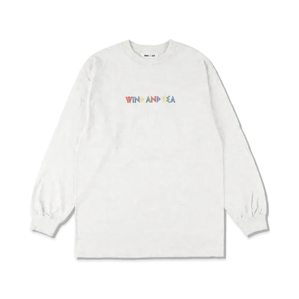WIND AND SEA WDS (ZULU-TONGUE) L/S TEE "Ash"
