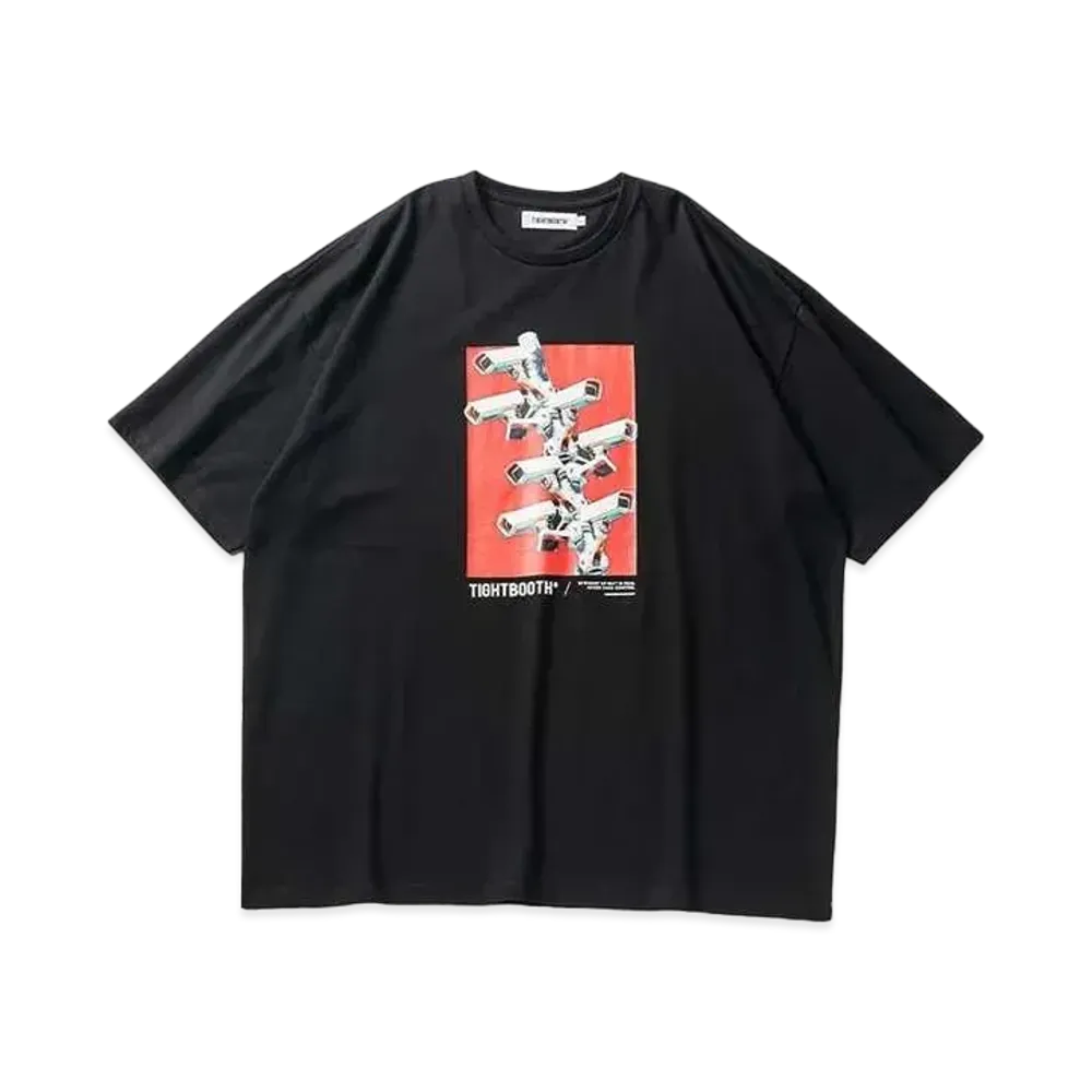 TIGHTBOOTH Security Level ∞ T-shirt "Black"