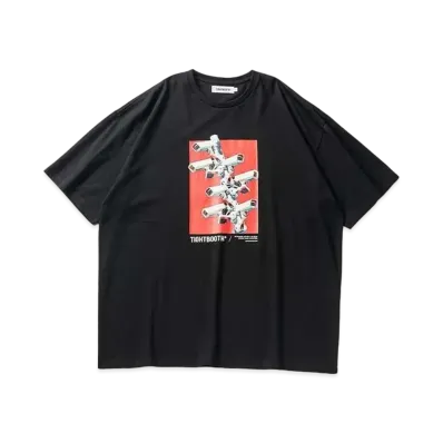 TIGHTBOOTH Security Level ∞ T-shirt "Black"