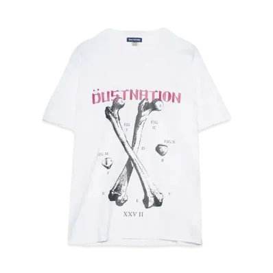DUSTNATION BONE S/S TEE "WHITE"