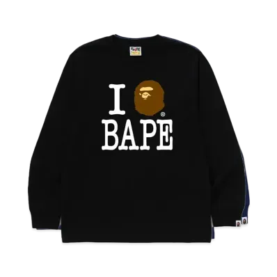 A BATHING APE I Love Bape LS Tee "Black"
