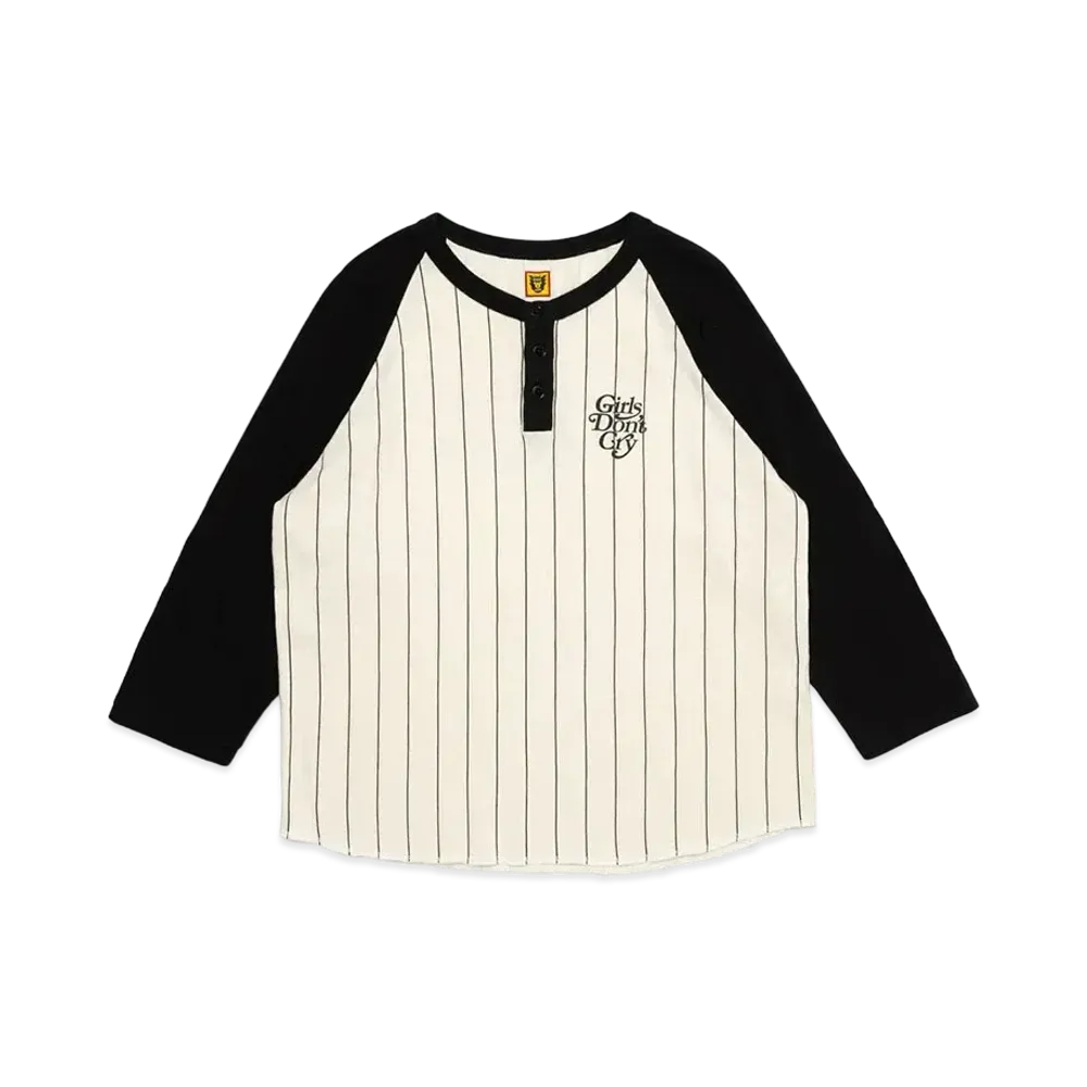 HUMAN MADE x Girls Don't Cry x GDC Baseball 3/4 T-Shirt "Black" / VERDY