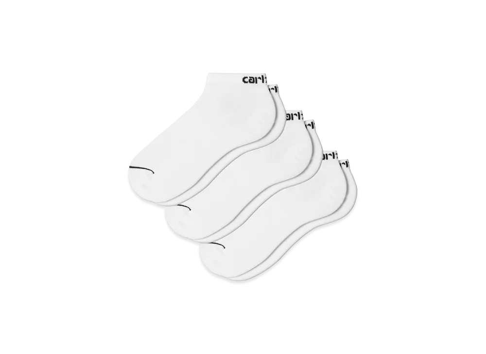 Carhartt WIP Script Sneakers Socks "White/Black"