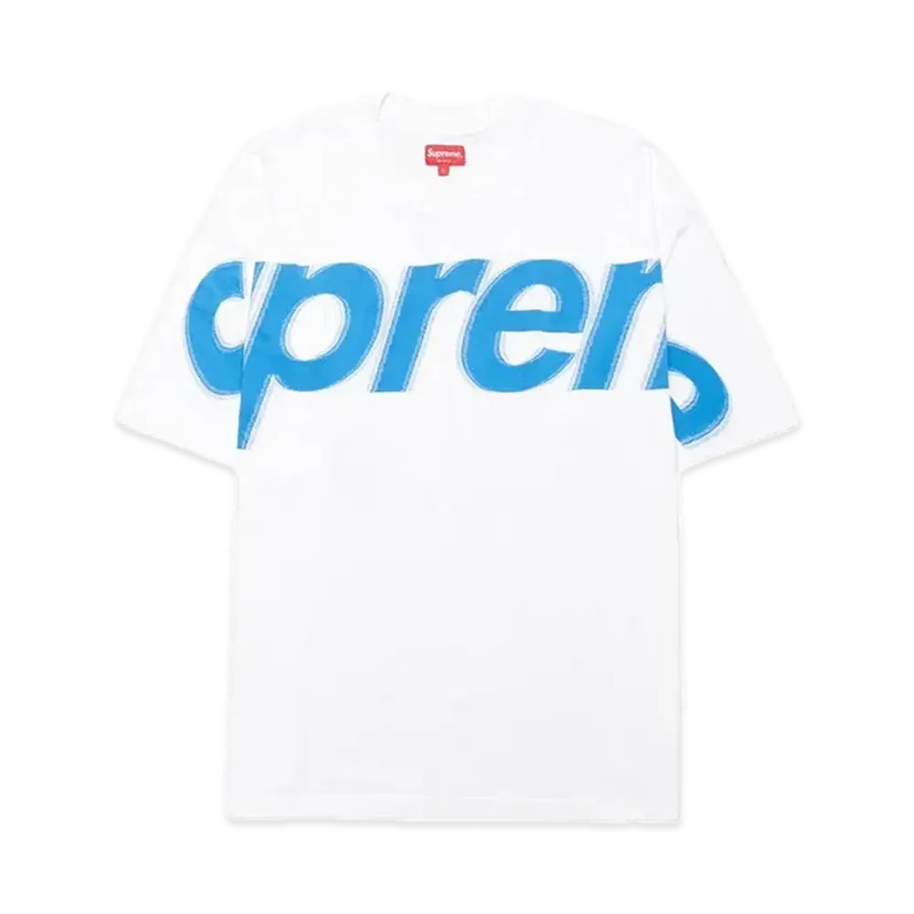 Supreme Intarsia S/S Top "White"