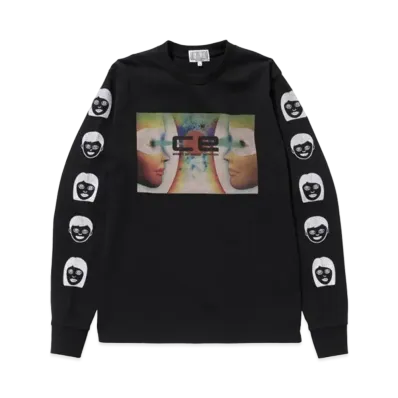 Cav Empt (C.E) EYECONTACT LONG SLEEVE T "Black"