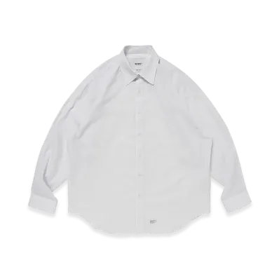 WTAPS Repo 02 / LS / Cotton. Broadcloth. Textile "White"