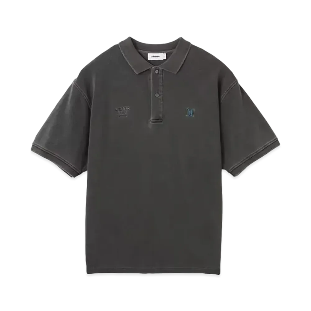 atmos Pigment Polo Shirt "Black"