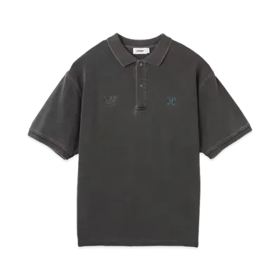 atmos Pigment Polo Shirt "Black"