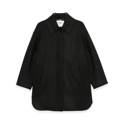 FENDI Women'sCoats "Dark Gray"