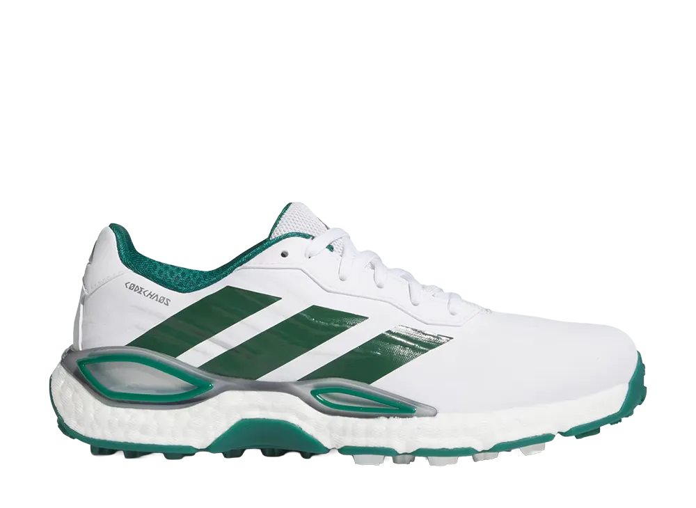adidas Codechaos 27 Spikeless Golf "Cloud White/Collegiate Green"