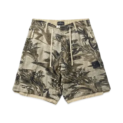 Stone Island L0227 Neo-Flora Shorts - 22SS "Khaki/Sand"