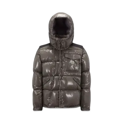 MONCLER x Karakorum Ripstop Short Down Jacket Mens "Gray"