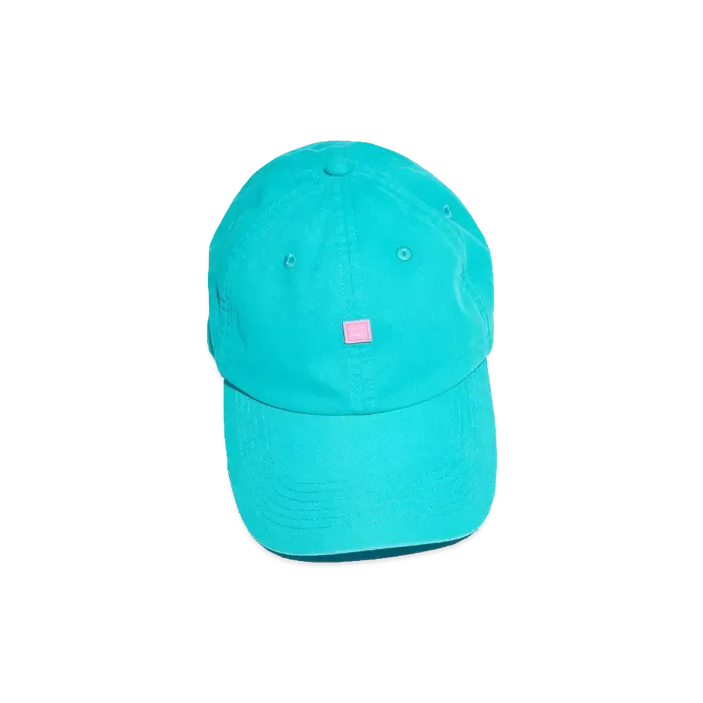 Acne Studios Face Patch Baseball Cap "Sea Green"
