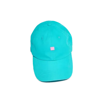 Acne Studios Face Patch Baseball Cap "Sea Green"