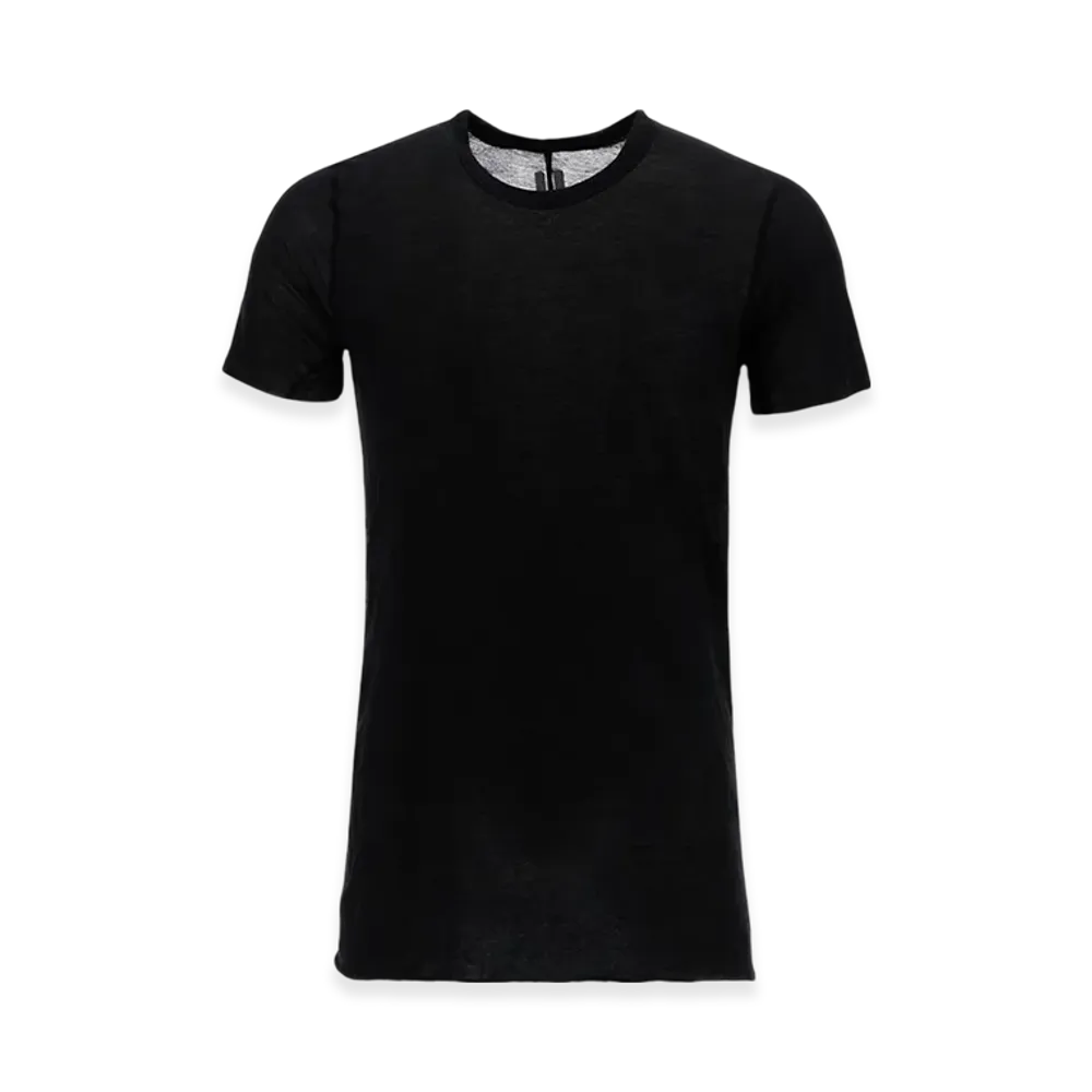 Rick Owens Porterville Basic T-Shirt in Unstable Cotton "Black"