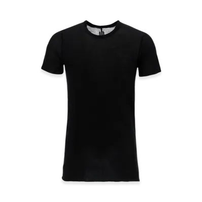 Rick Owens Porterville Basic T-Shirt in Unstable Cotton "Black"