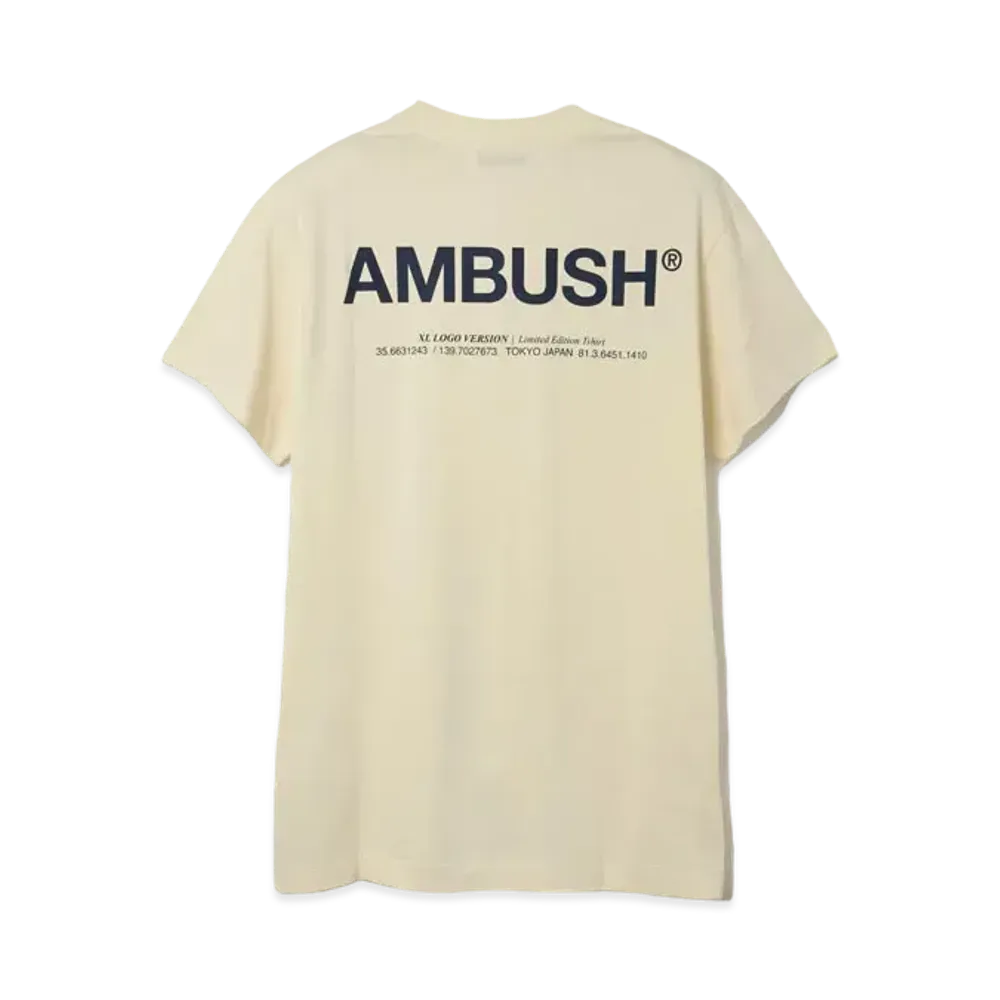 AMBUSH XL LOGO T-SHIRT 2020 "Natural"
