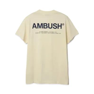 AMBUSH XL LOGO T-SHIRT 2020 "Natural"