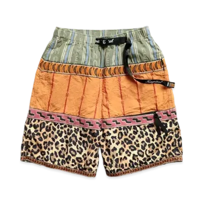 KAPITAL CRAZY PATCHWORK ECO BAKA SHORT PANTS 2021 "Orange"