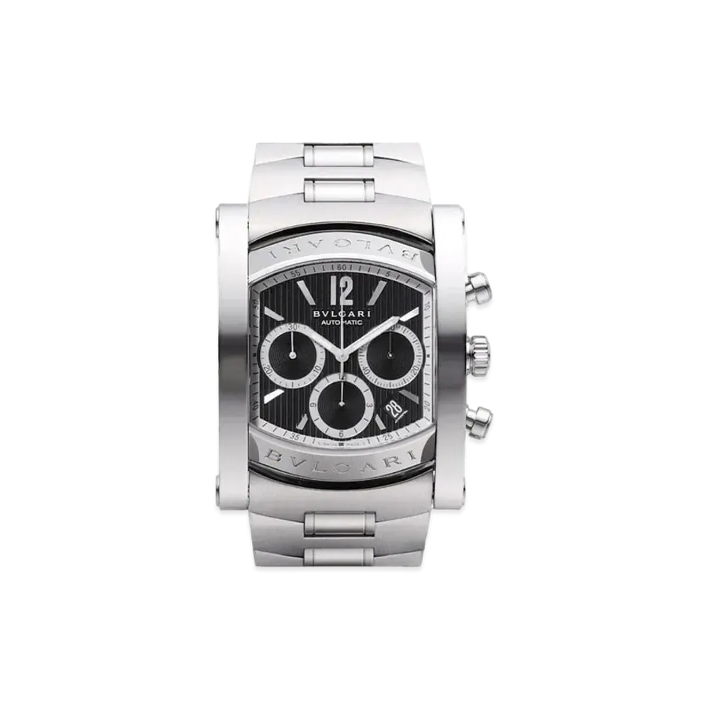 BVLGARI Ashoma Chronograph "Black/Stainless Steel"