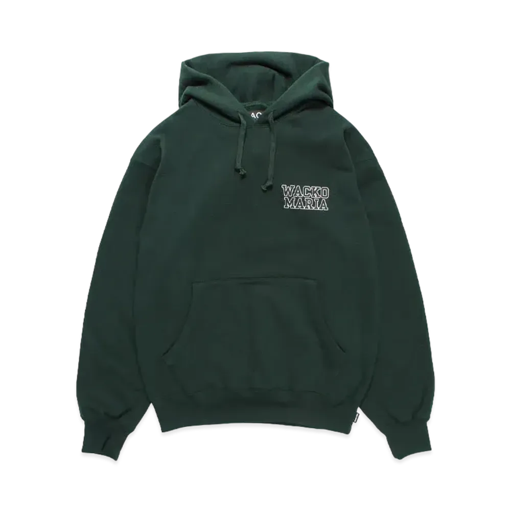 WACKO MARIA Heavy Weight Hooded Sweat Shirt "Green"