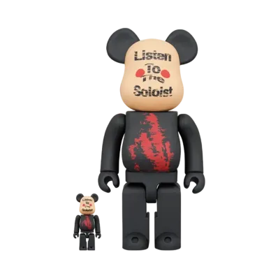 Bearbrick TAKAHIROMIYASHITATheSoloist. Pause≒Play 2022 100% & 400%