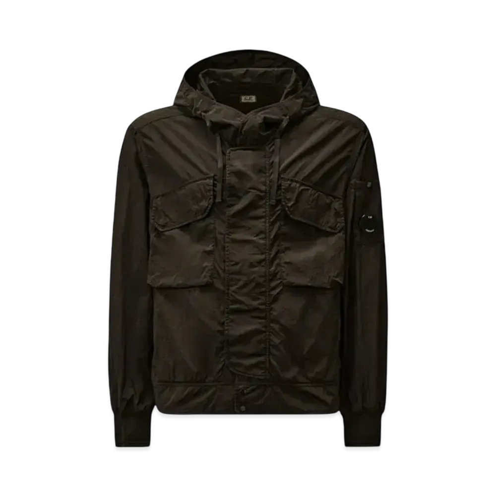 C.P. Company Chrome-R Hooded Lens Jacke "Black"