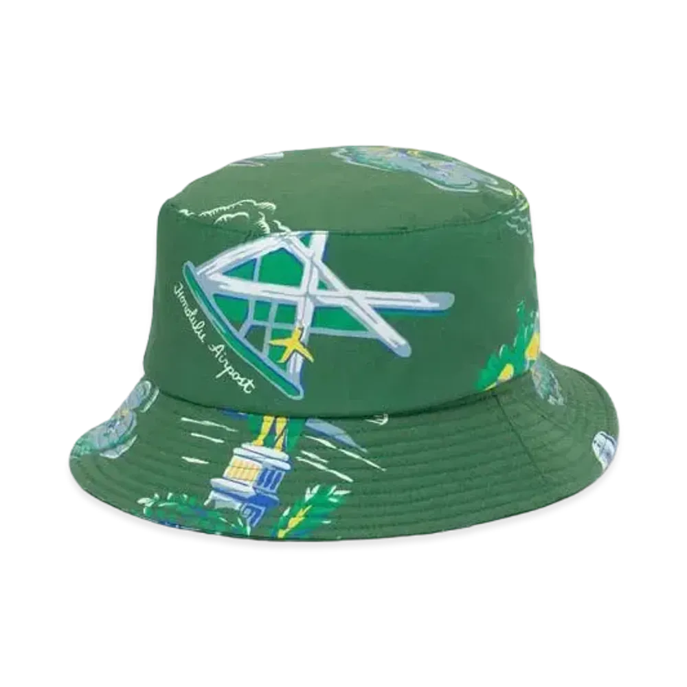 BlackEyePatch SOUVENIR ALOHA BUCKET HAT "Olive"