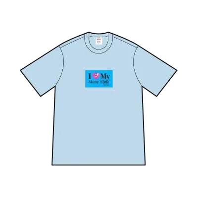 Supreme Alone Time Tee "Powder Blue"