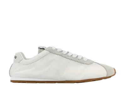 MIU MIU Women's Fabric And Suede Sneakers "White"