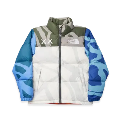 The North Face x Kaws 1996 Nuptse Jacket (Youth) "Moonlight Ivory"